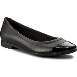 Baleriny damskie: Baleriny CLARKS – Atomic Haze 203590444 Black Combi Lea