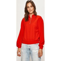Only - Bluza. Niebieskie bluzy damskie ONLY, s, bez wzorów, z elastanu, z krótkim rękawem, krótkie, bez kaptura. W wyprzedaży za 79,90 zł.