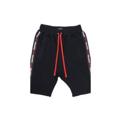 Majors tape shorts. Czarne spodenki i szorty męskie marki MAJORS, s, z nadrukiem, z gumy. Za 130,00 zł.