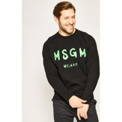Bluza MSGM 2840MM104CF 207099. Czarne bluzy męskie MSGM, s, bez wzorów, z bawełny, bez kołnierzyka, bez rękawów, bez kaptura. W wyprzedaży za 449,00 zł.