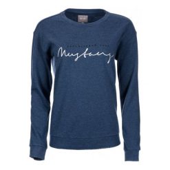 Mustang Bluza Damska S Niebieski. Niebieskie bluzy damskie marki Mustang, s, bez wzorów, z bawełny, bez rękawów, bez kaptura. W wyprzedaży za 209,00 zł.