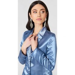 Tranloev Kolczyki Melted Romb - Silver. Szare kolczyki damskie Tranloev, złote, na sztyftcie. Za 100,95 zł.