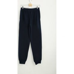 Spodnie dresowe męskie: Ciemnoniebieskie Spodnie Dresowe Loose Cut