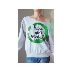 Ładna ale wredna szara gruba z. Szare bluzy damskie One mug a day, s, z nadrukiem, z bawełny, bez rękawów, bez kaptura. Za 129,00 zł.