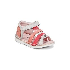 Sandały Dziecko Kickers WOOPY. Szare sandały dziewczęce Kickers. Za 207,20 zł.