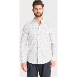 KOSZULA Armani Exchange. Białe koszule męskie m, z elastanu. Za 185,00 zł.