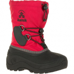 Kamik Buty Zimowe southpole4, Red, 33,5. Czerwone buciki niemowlęce Kamik, bez zapięcia. W wyprzedaży za 179,00 zł.