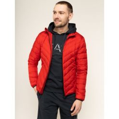 Kurtka puchowa EA7 Emporio Armani 8NPB06 PNE1Z 1450. Czerwone kurtki męskie EA7 Emporio Armani, xxl, bez wzorów, z poliesteru, bez kaptura. W wyprzedaży za 599,00 zł.
