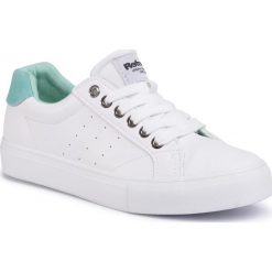 Sneakersy REFRESH - 69666 Aqua. Białe półbuty damskie Refresh, ze skóry ekologicznej. Za 169,00 zł.