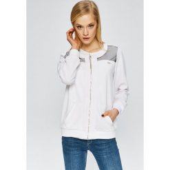 Liu Jo - Bluza. Białe bluzy damskie z kieszeniami marki Liu Jo, s, z elastanu, bez kaptura. W wyprzedaży za 429,90 zł.