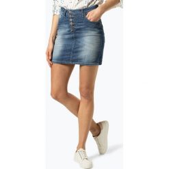Please - Jeansowa spódnica damska, niebieski. Niebieskie spódniczki damskie Please, m, bez wzorów, z jeansu. Za 349,95 zł.
