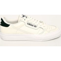Adidas Originals - Buty skórzane Continental Vulc. Białe buty sportowe damskie adidas Originals, bez wzorów, ze skóry, sportowe. Za 379,90 zł.