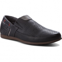 Półbuty SERGIO BARDI - Dare SS127307018SN 101. Czarne derby męskie Sergio Bardi, z materiału. W wyprzedaży za 129,00 zł.