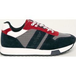 S. Oliver - Buty. Niebieskie sneakersy męskie S.Oliver, z okrągłym noskiem, na sznurówki. Za 279,90 zł.