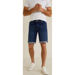 Mango Man - Szorty Rock5. Zielone spodenki i szorty męskie Mango Man, z aplikacjami, z elastanu, casualowe. Za 139,90 zł.
