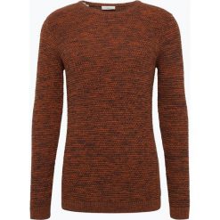 Selected - Sweter męski, beżowy. Brązowe swetry męskie marki Selected, m, bez wzorów, z bawełny, bez kołnierzyka, bez kaptura. Za 149,95 zł.