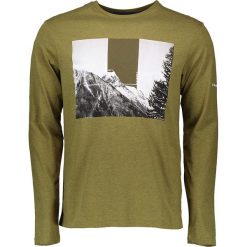 T-shirty męskie z nadrukiem: Koszulka „Coalesce” w kolorze khaki