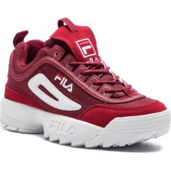 Sneakersy FILA - Disruptor Mesh Low Wmn 1010438.40K Marsala. Czerwone półbuty damskie Fila, ze skóry. Za 519,00 zł.