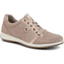 Sneakersy GO SOFT - 506341 Beige. Brązowe półbuty damskie GO SOFT, na co dzień, bez wzorów, ze skóry, bez obcasa, na płaskiej podeszwie, bez zapięcia. Za 249,99 zł.