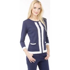 Swetry rozpinane damskie: Sweter z lamówką II