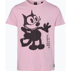 Scotch & Soda - T-shirt męski, różowy. Czerwone t-shirty męskie marki Scotch & Soda, m, z bawełny. Za 179,95 zł.