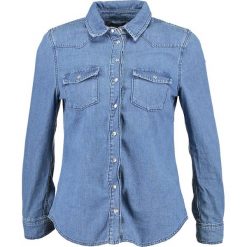 Koszule wiązane damskie: Topshop Petite GIGI Koszula blue denim