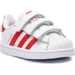Buty adidas - Superstar Cf I CG6639 Ftwwht/Scarle/Scarle. Białe półbuty dziewczęce Adidas, na rzepy. Za 229,00 zł.