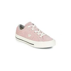 Buty Dziecko Converse ONE STAR OX. Różowe trampki dziewczęce Converse, bez wzorów, bez zapięcia. Za 155,40 zł.