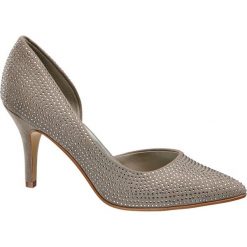 Szpilki damskie Catwalk popielate. Szare szpilki marki Catwalk, bez wzorów, z materiału, bez obcasa, na obcasie, bez zapięcia. Za 119,90 zł.