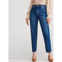 Jeansy mom - Granatowy. Niebieskie jeansy damskie Reserved. Za 119,99 zł.