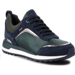 Sneakersy GEOX - D Aneko B Abx A D843FA 0LY22 C3H4E Dk Forest/Blue. Niebieskie półbuty damskie Geox, z zamszu. W wyprzedaży za 369,00 zł.