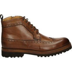 Botki męskie - 0457 CRU BRAN. Brązowe botki męskie Venezia, ze skóry. Za 329,00 zł.