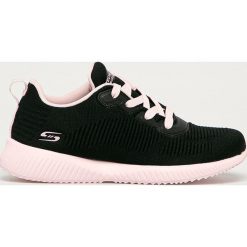 Skechers - Buty. Czarne buty sportowe damskie Skechers, bez wzorów, z gumy, sportowe. Za 239,90 zł.