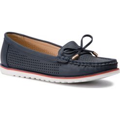 Mokasyny CLARA BARSON - WSD17127-2 Cobalt Blue. Niebieskie mokasyny damskie Clara Barson, ze skóry ekologicznej, na płaskiej podeszwie. Za 69,99 zł.