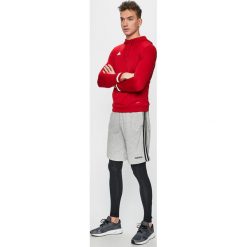 Adidas Performance - Bluza. Czerwone bluzy męskie adidas Performance, s, z nadrukiem, z poliesteru, z kapturem, bez rękawów, z kapturem. W wyprzedaży za 159,90 zł.
