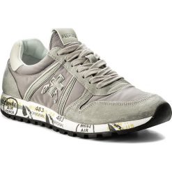 Sneakersy PREMIATA - Sky-D 3107 Szary. Szare półbuty damskie marki Premiata, bez wzorów, z zamszu, bez obcasa, na płaskiej podeszwie, bez zapięcia. W wyprzedaży za 489,00 zł.