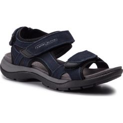 Sandały CAMEL ACTIVE - 540.11.04 Midnight/Black. Niebieskie klapki męskie Camel Active, bez wzorów, ze skóry. W wyprzedaży za 299,00 zł.