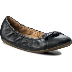 Baleriny GEOX - D Lola 2Fit A D723DA 085SD C4002 Navy. Niebieskie baleriny damskie Geox, bez wzorów, ze skóry, klasyczne, bez obcasa. W wyprzedaży za 159,00 zł.