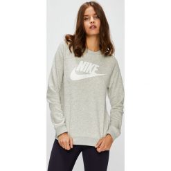 Nike Sportswear - Bluza. Szare bluzy damskie Nike Sportswear, s, z nadrukiem, z bawełny, bez rękawów, bez kaptura. W wyprzedaży za 159,90 zł.