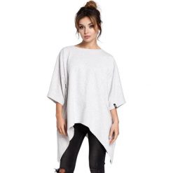 JULIE Bluza tunika kimono - stracciatella. Szare tuniki damskie BE, s, bez wzorów, bez kołnierzyka, bez rękawów. Za 89,40 zł.