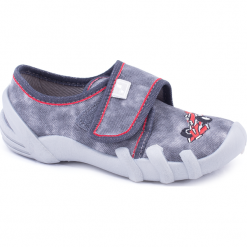 Kapcie. Szare kapcie dziewczęce marki SHOES 8. Za 49,90 zł.