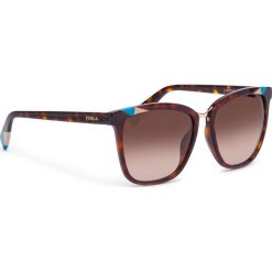 Okulary przeciwsłoneczne FURLA - Tortona 1010487 D 230F Havana. Pomarańczowe okulary przeciwsłoneczne damskie marki Furla. Za 760,00 zł.
