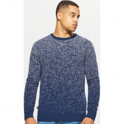 Sweter z nadrukiem all over - Granatowy. Niebieskie bez kategorii Cropp, s, z nadrukiem. Za 99,99 zł.