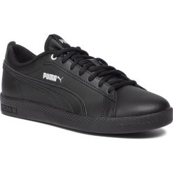 Sportowe PUMA Smash Wns v2 L 36520803. Czarne buty sportowe damskie Puma, bez wzorów, ze skóry ekologicznej, sportowe. Za 199,99 zł.