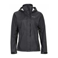 Marmot Wm's Precip Jacket Black Xs. Czarne kurtki sportowe damskie marki Marmot, s. W wyprzedaży za 379,00 zł.