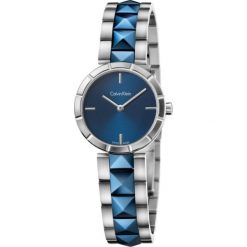 PROMOCJA ZEGAREK CALVIN KLEIN Edge K5T33T4N. Niebieskie zegarki damskie Calvin Klein, ze stali. W wyprzedaży za 755,00 zł.