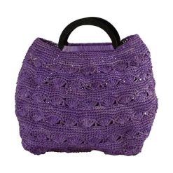 Torebki klasyczne damskie: Torebka w kolorze fioletowym – 40 x 33 x 13 cm