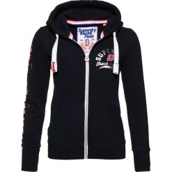 Bluzy damskie: Superdry Bluza rozpinana eclipse navy