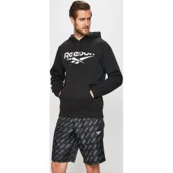 Reebok Classic - Bluza. Czarne bluzy męskie Reebok Classic, m, z nadrukiem, z bawełny, z kapturem, bez rękawów, z kapturem. W wyprzedaży za 179,90 zł.