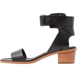 Rzymianki damskie: Whistles CUFF MID BLOCK Sandały z cholewką black